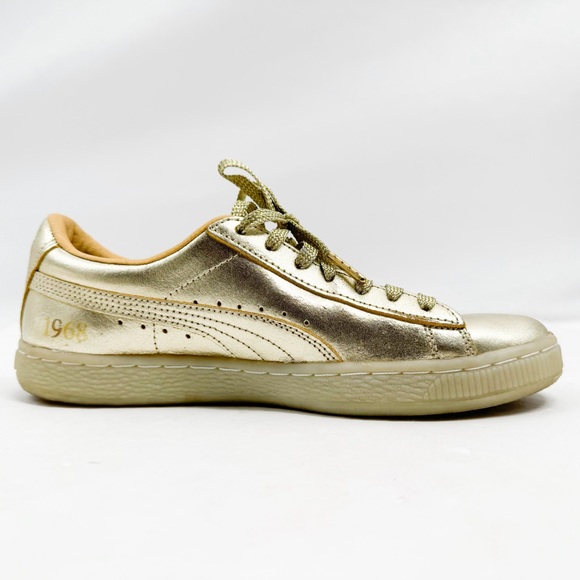PUMA SUEDE 50TH GOLD ANNIVERSARY UNISEX SIZE 6.5C Big Kids - Picture 6 of 13